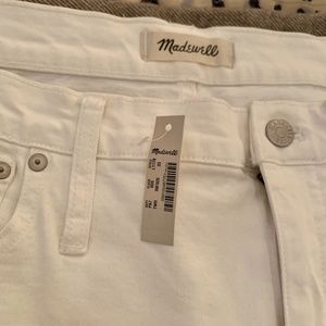 NEW Madewell White Denim - Size 33